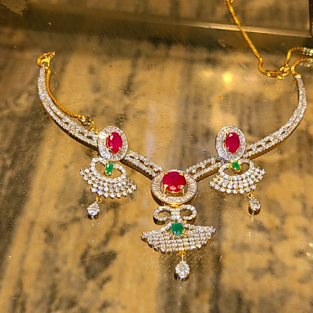 Luxury Gold plated Real Stone Women jewlery set